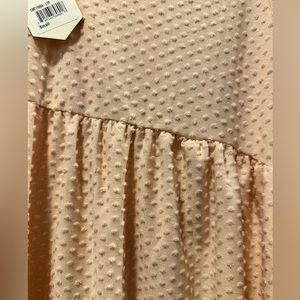 Pink Blush- 3 Maternity Shirts size S- gray, red and cream colors